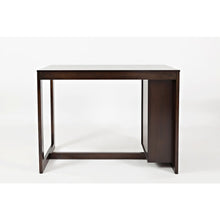 Tribeca Counter Height 48" Contemporary Dining Table with Built-In Shelving