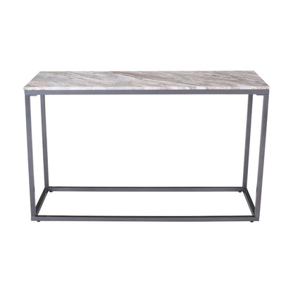Wynn 50" Modern Luxe Solid Marble Sofa Console Table