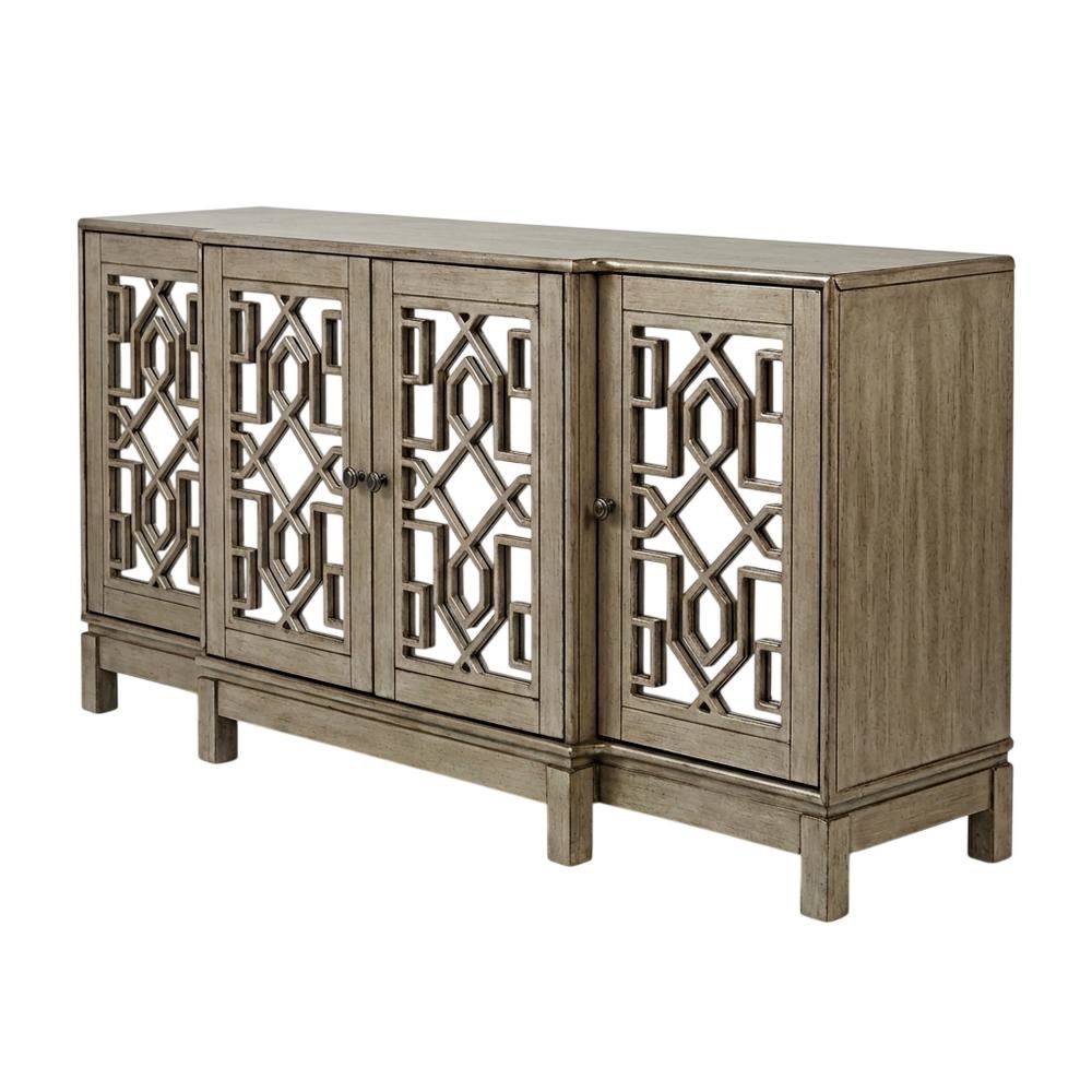 Mirrored Console Table, Vintage Accent Entryway Table for Living Room