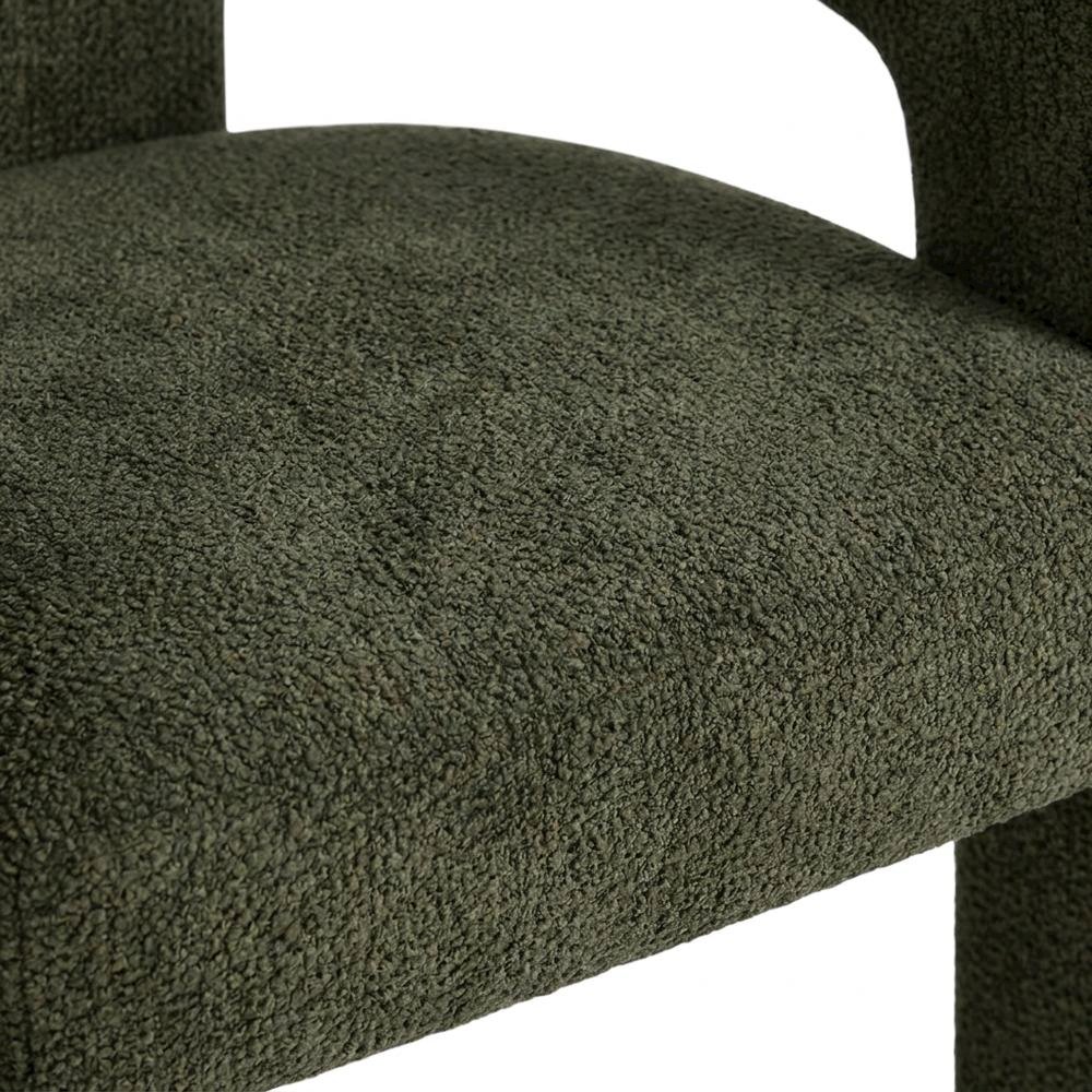 Modern Upholstered Counter Stool, Iron Frame, Grey, Set of 2
