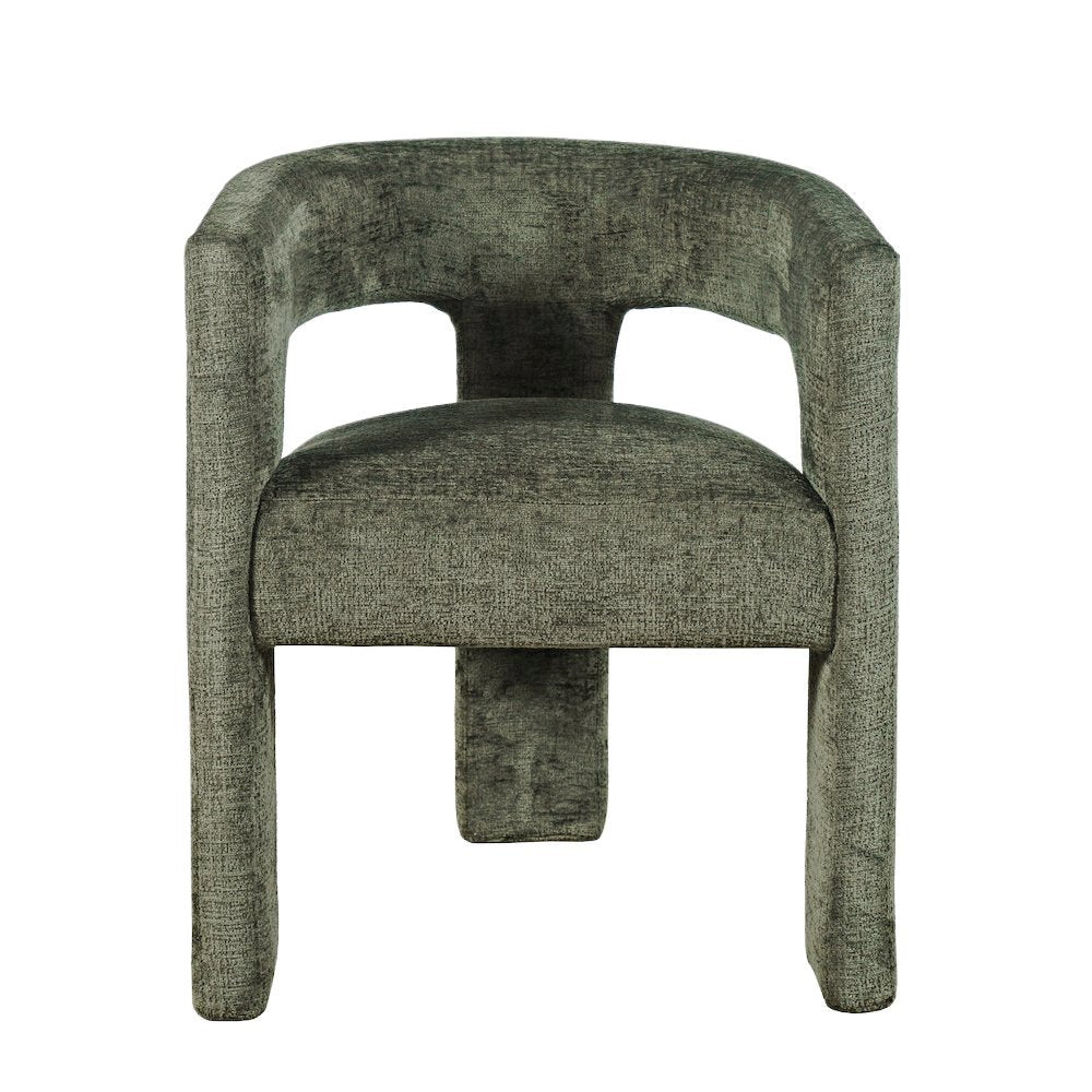 Gwen Modern Luxury Jacquard Fabric Upholstered Sculpture Armchair