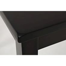 Five Piece Counter Height Dining Set - Table and 4 Faux Leather Stools