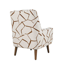 Nielsen Mid-Century Modern Upholstered Geometric Lounge Accent Chair