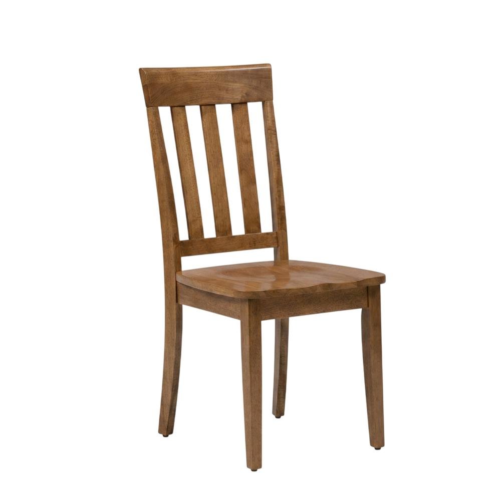 Slat Back Dining Chairs Set of 2, Farmhouse Accent Chair for Dining Room