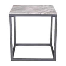 Wynn Modern Luxe Solid Marble Square End Table