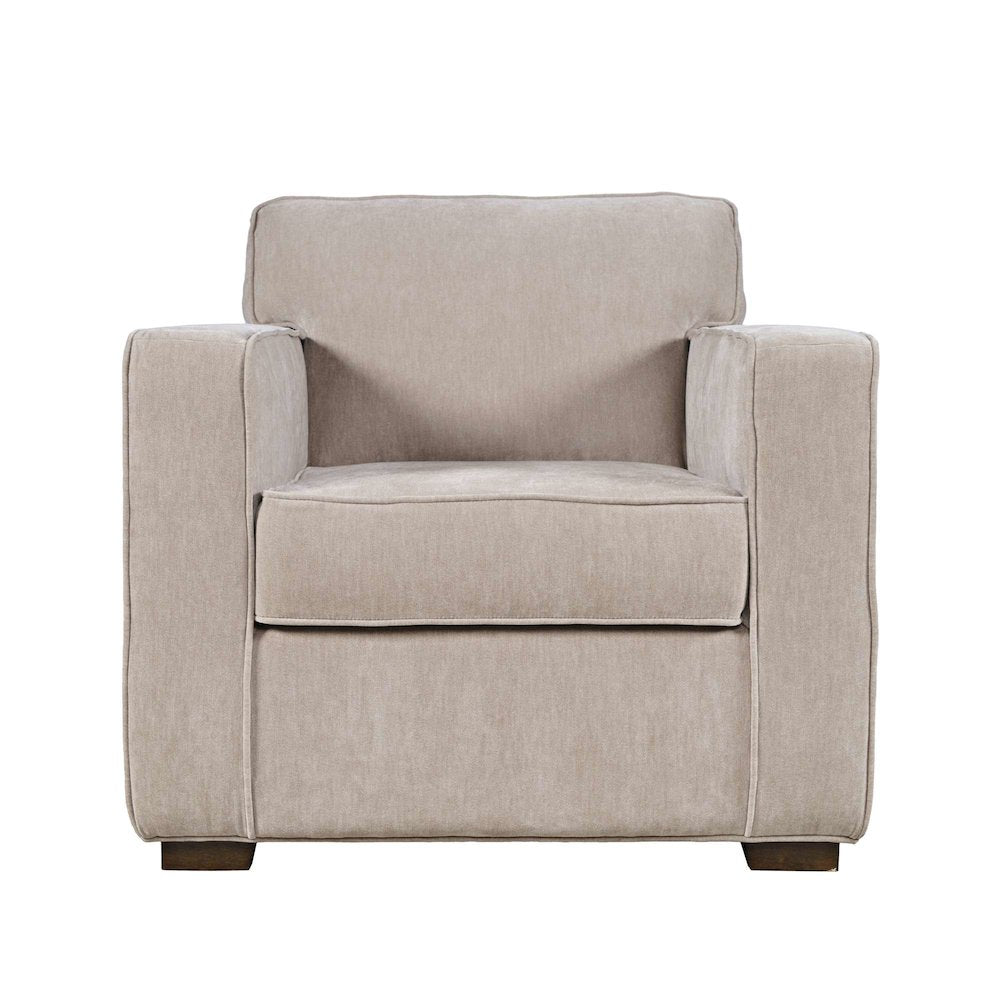 Eastwood Modern Track Arm Upholstered Accent Lounge Chair