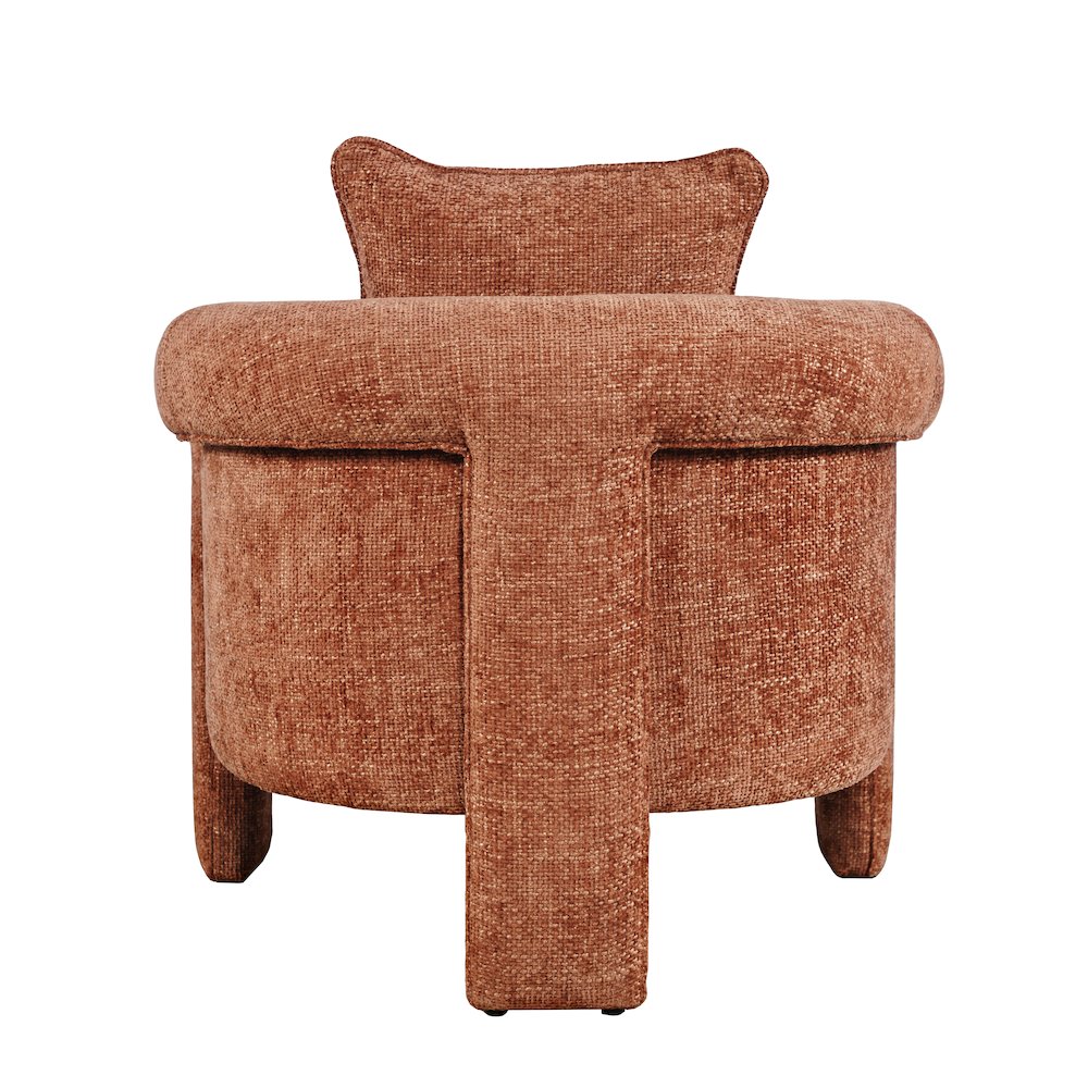Adley Modern Upholstered Vintage Accent Armchair with Pillow