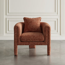 Adley Modern Upholstered Vintage Accent Armchair with Pillow