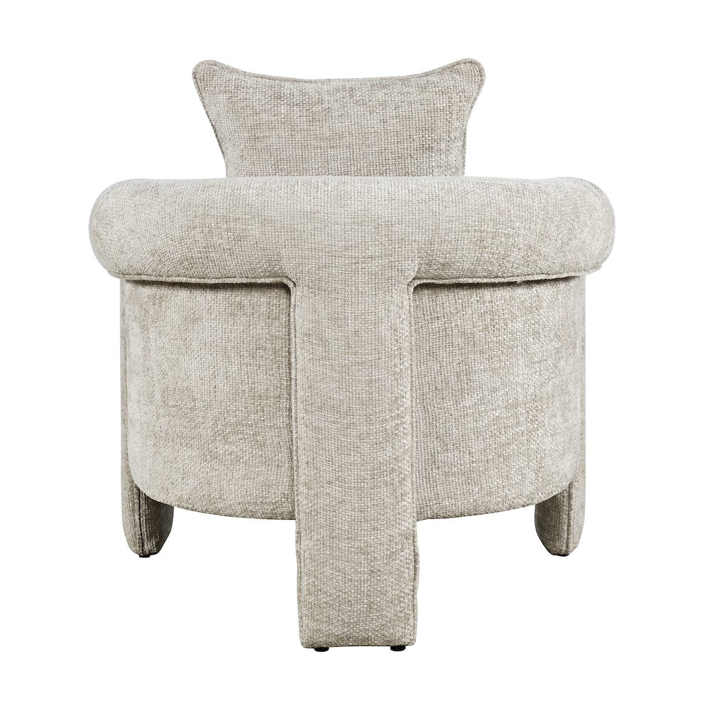 Adley Modern Upholstered Vintage Accent Armchair with Pillow