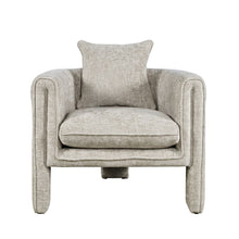 Adley Modern Upholstered Vintage Accent Armchair with Pillow