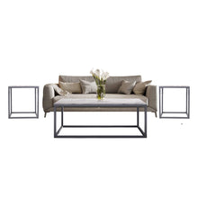 Wynn Modern Luxe 3-Pc Solid Marble Coffee and Matching End Tables Set
