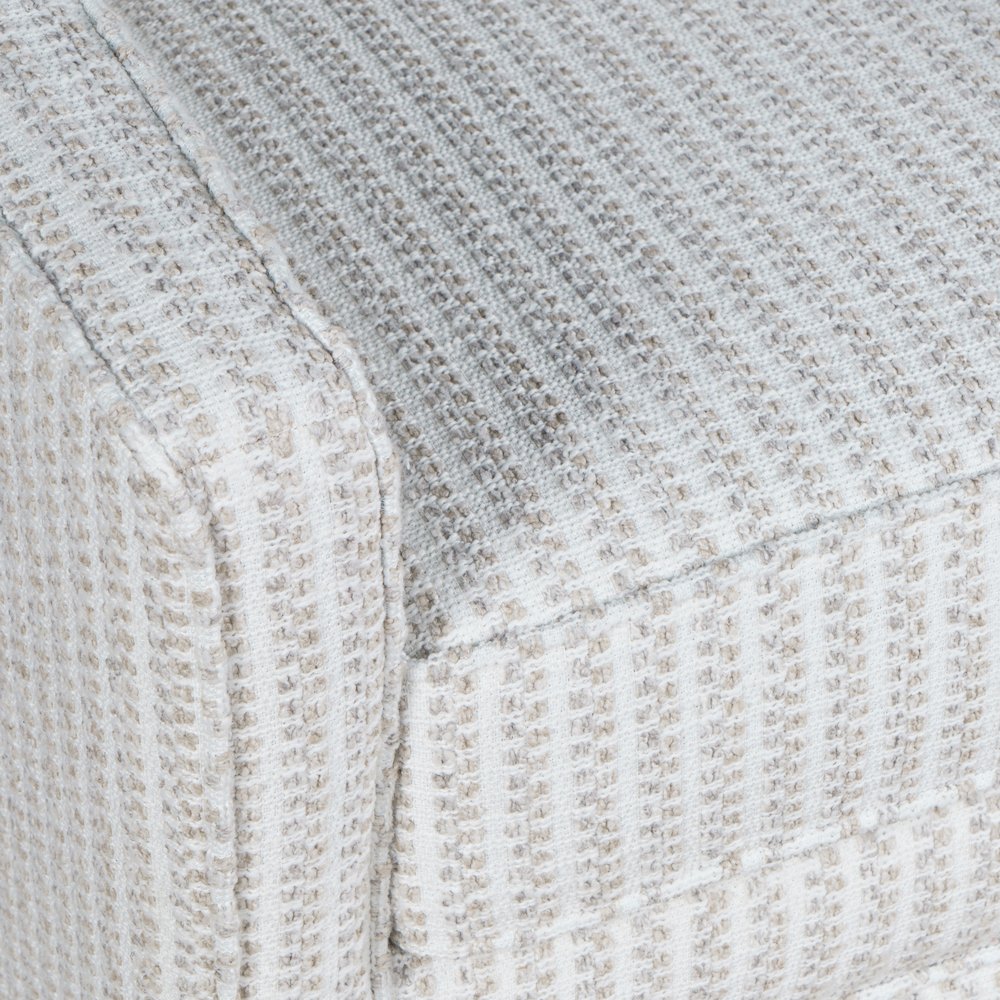Barrett Crux Transitional Modern Textured Upholstery Swivel Accent Armchair