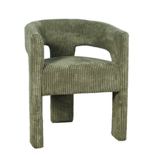 Bowen Modern Three-Leg Upholstered Accent Dining Armchair with Corduroy Fabric