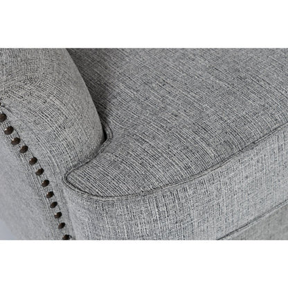 Bryson Transitional Upholstered Accent Chair with Nailhead Trim