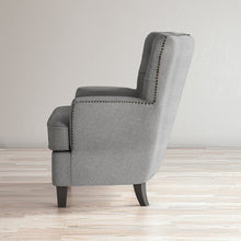 Bryson Transitional Upholstered Accent Chair with Nailhead Trim
