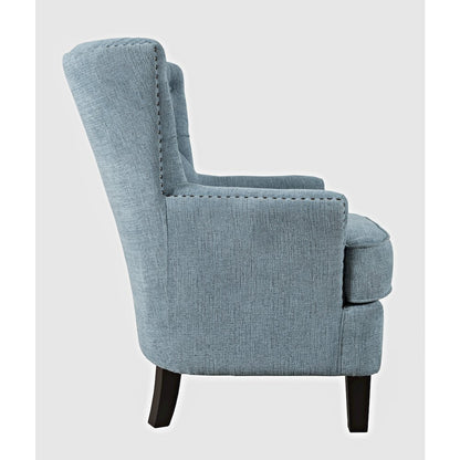 Bryson Transitional Upholstered Accent Chair with Nailhead Trim