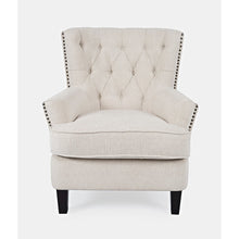 Bryson Transitional Upholstered Accent Chair with Nailhead Trim