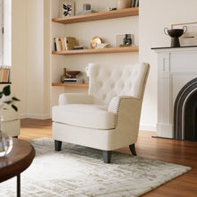 Bryson Transitional Upholstered Accent Chair with Nailhead Trim