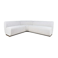 Milano Performance Fabric Banquette Sectional, 5 Seats and Corner Wedge