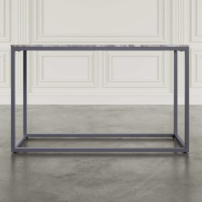 Wynn 50" Modern Luxe Solid Marble Sofa Console Table