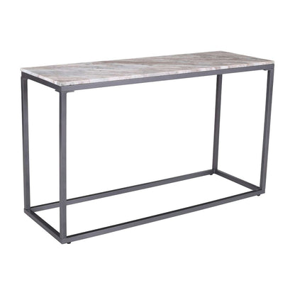 Wynn 50" Modern Luxe Solid Marble Sofa Console Table