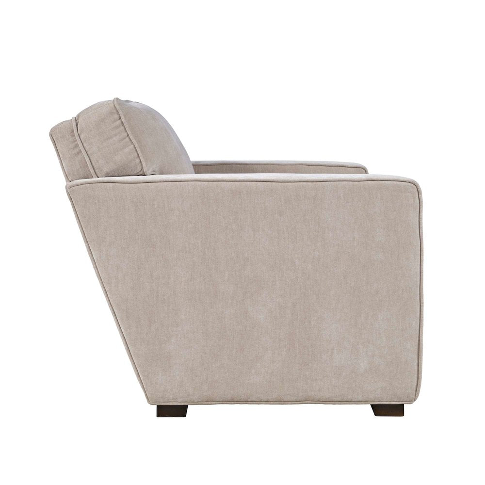 Eastwood Modern Track Arm Upholstered Accent Lounge Chair