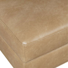 Ruston Modern Banquette Faux Leather Sectional Three Seat Bench