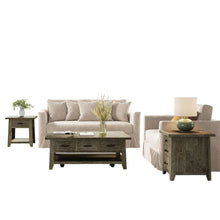 Telluride Rustic Farmhouse 3-Pc Living Room Coffee/End/USB Table Set