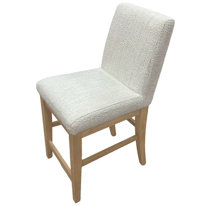 Sequoia Modern Rustic Solid Wood Upholstered Parsons Counter Stool (Set of 2)