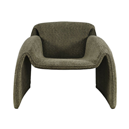 Dolce Mid-Century Modern Bent Angle Upholstered Accent Chair