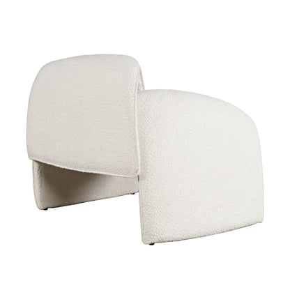 Dolce Mid-Century Modern Bent Angle Upholstered Accent Chair