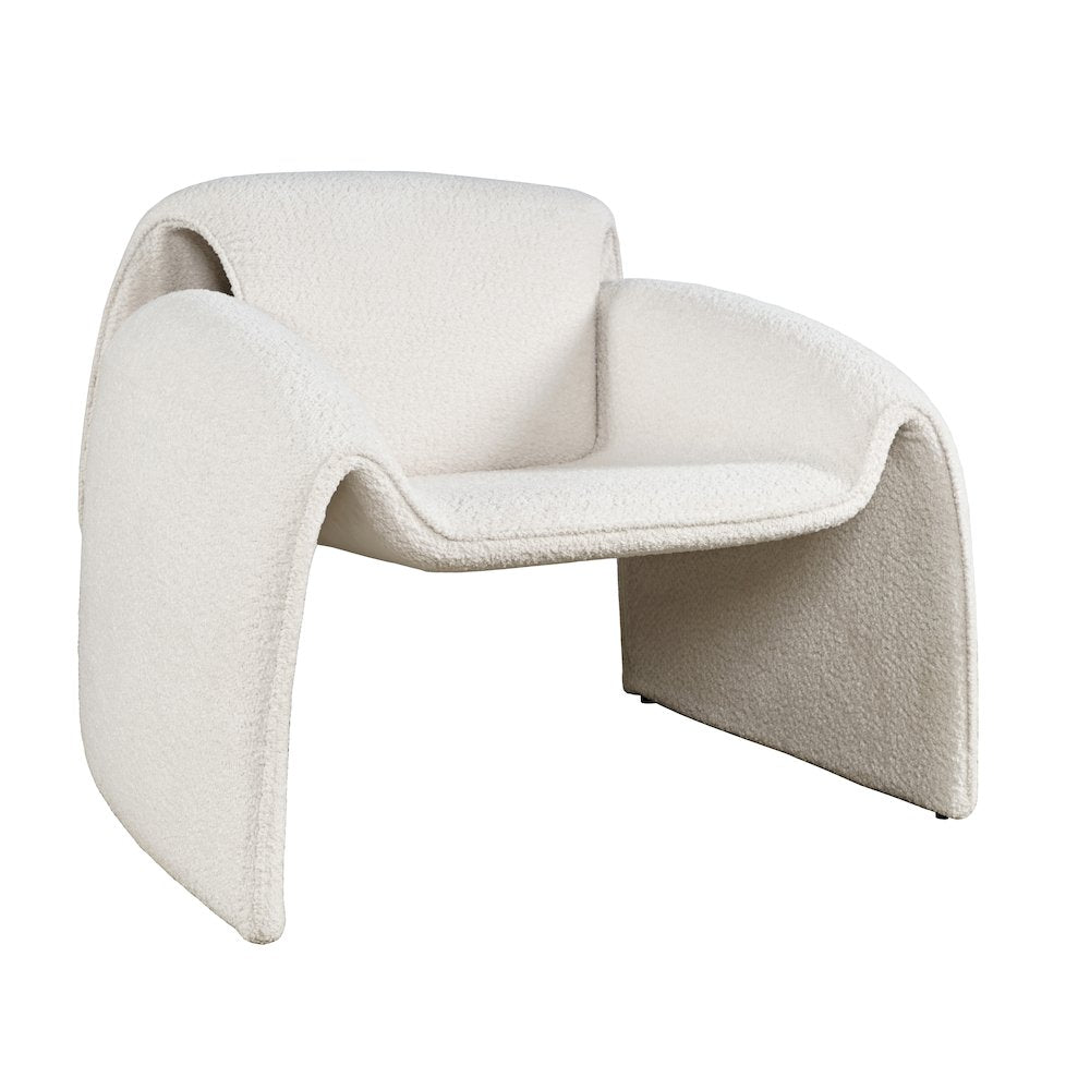 Dolce Mid-Century Modern Bent Angle Upholstered Accent Chair
