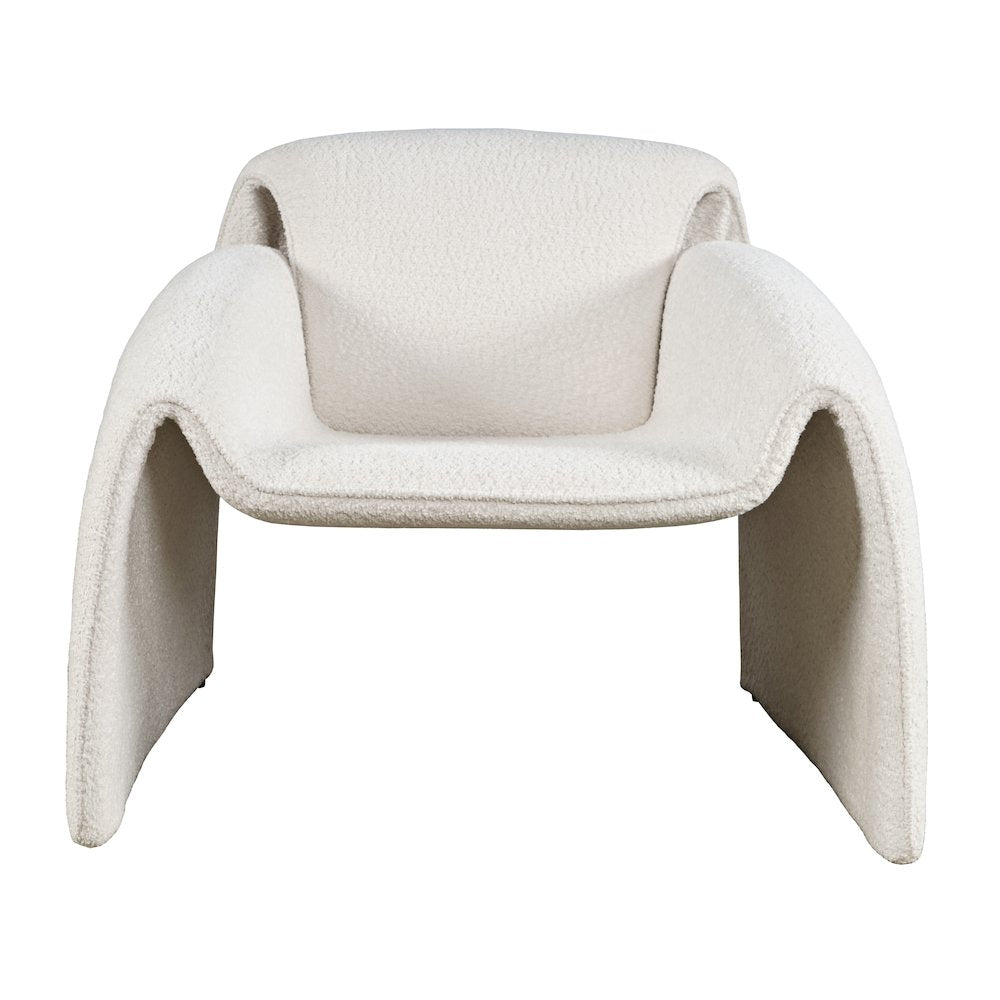 Dolce Mid-Century Modern Bent Angle Upholstered Accent Chair