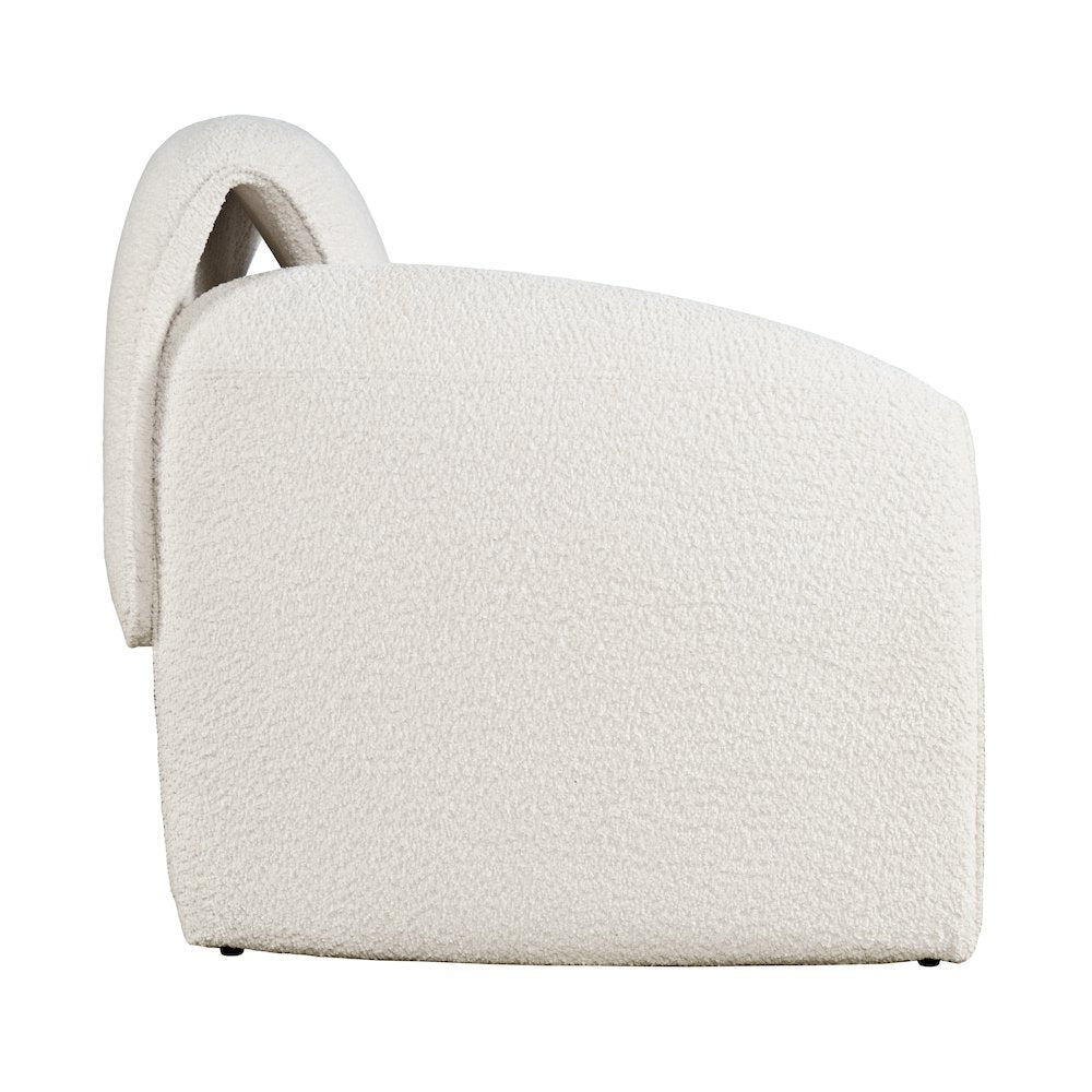 Dolce Mid-Century Modern Bent Angle Upholstered Accent Chair