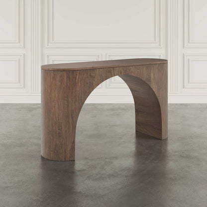 Luna Modern Architectural Three Piece Curved Living Room Table Set