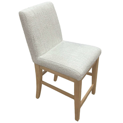 Sequoia Modern Rustic Solid Wood Upholstered Parsons Counter Stool (Set of 2)