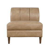 Ruston Modern Banquette Faux Leather Sectional One Seat Bench