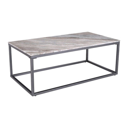 Wynn 48" Modern Luxe Solid Marble Coffee Table