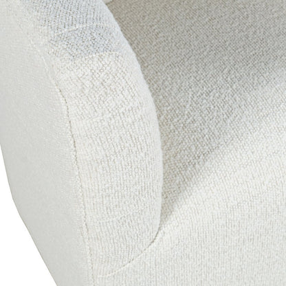 Everly Boucle Modern Transitional Swivel Accent Chair