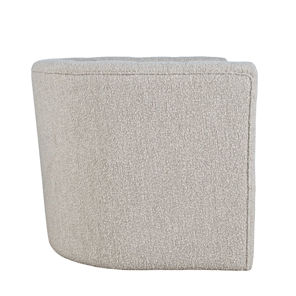 Everly Boucle Modern Transitional Swivel Accent Chair
