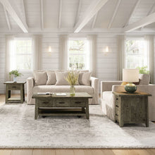 Telluride Rustic Farmhouse 3-Pc Living Room Coffee/End/USB Table Set