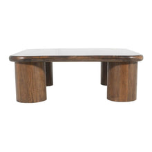 Mandara Global Modern 44" Square Solid Wood Coffee Table