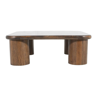 Mandara Global Modern 44" Square Solid Wood Coffee Table