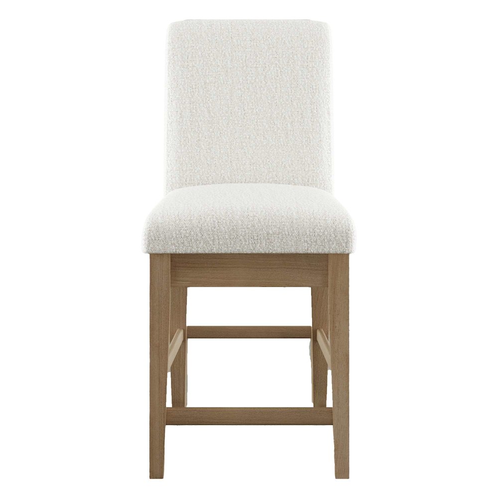 Sequoia Modern Rustic Solid Wood Upholstered Parsons Counter Stool (Set of 2)
