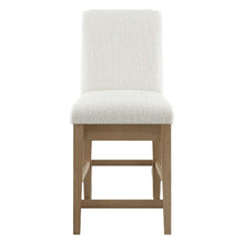 Sequoia Modern Rustic Solid Wood Upholstered Parsons Counter Stool (Set of 2)