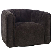 Grande Modern Barrel Swivel Upolstered Tufted Accent Chair