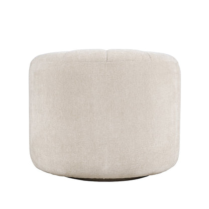 Grande Modern Barrel Swivel Upolstered Tufted Accent Chair
