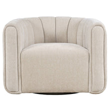 Grande Modern Barrel Swivel Upolstered Tufted Accent Chair