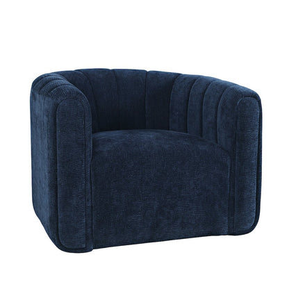 Grande Modern Barrel Swivel Upolstered Tufted Accent Chair