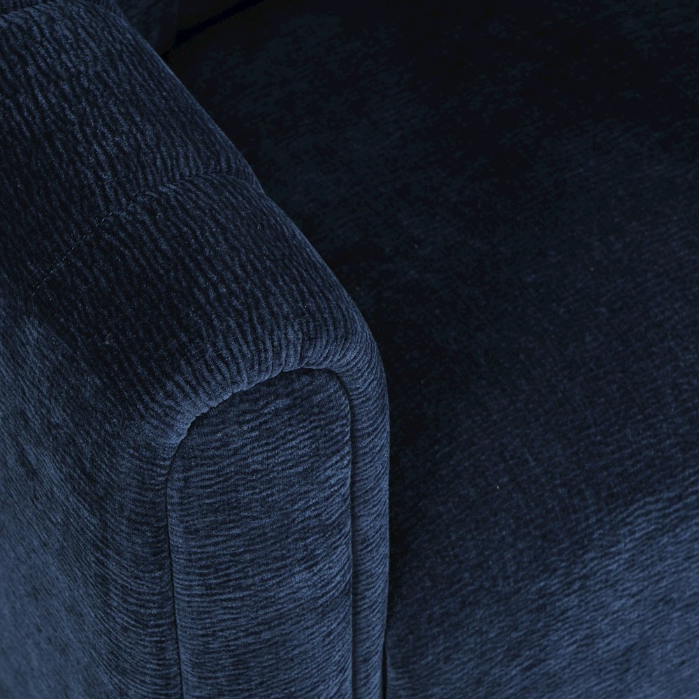 Grande Modern Barrel Swivel Upolstered Tufted Accent Chair